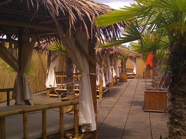 Bambus Gartenmöbel Therme