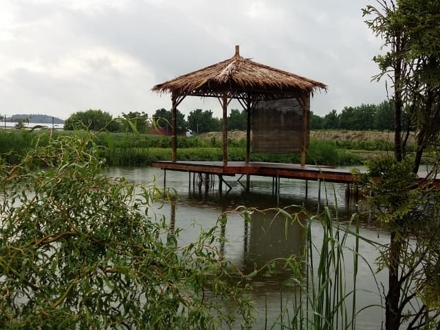 Bambus Pavillon