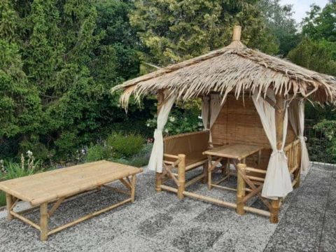 Bambus Lounge, Bambusmöbel, Gartenmöbel, Sitzgruppe