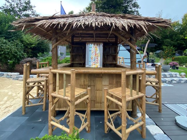 Tiki Bar aus Bambus