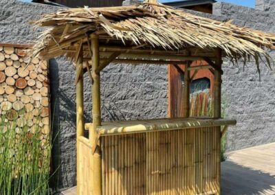 Kleine Outdoor Bambus Bar