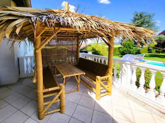 Outdoor Lounge Kombi Sala aus Bambus