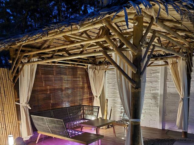 Garten Pavillon als Lounge