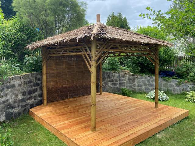 Garten Pavillon aus Bambus – Vielfältige Überdachung für Ihren Garten