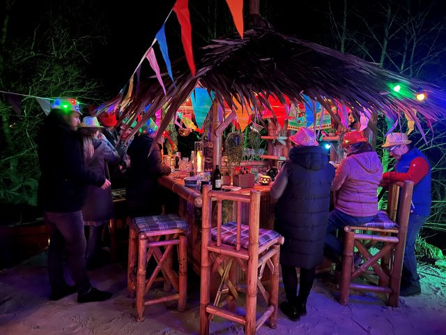 Bambus Garten Bar Silvester Party