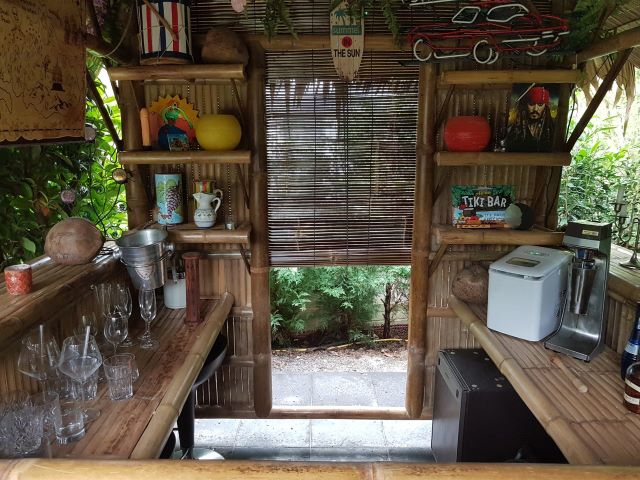 Bambus Garten Bar von Innen