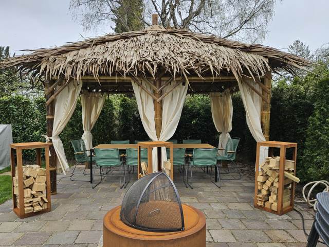 Gazebo Pavillon als Wohlfühloase
